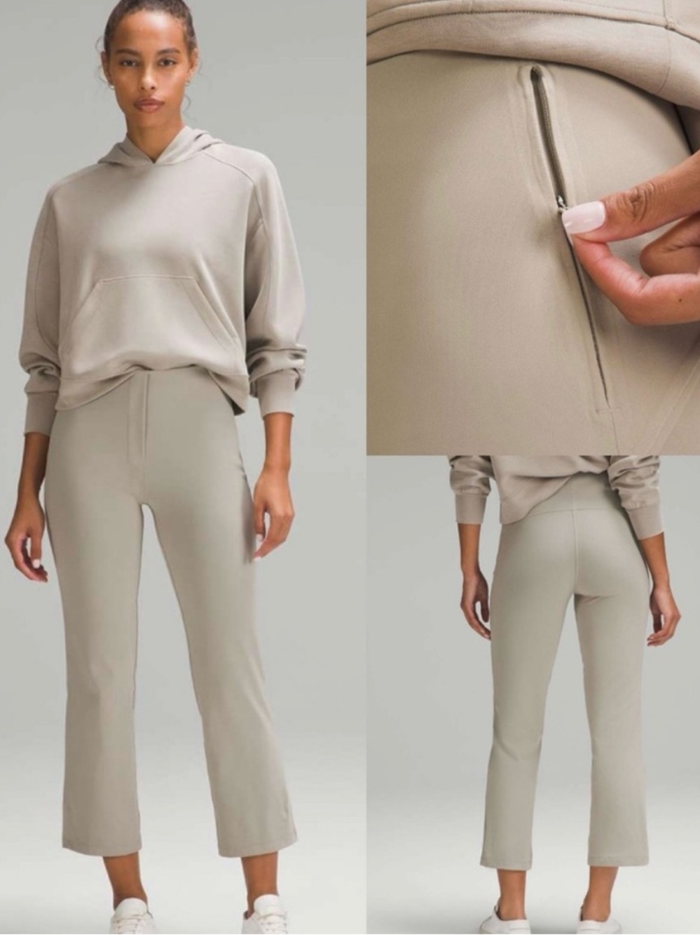 Lululemon Smooth Fit Pull-on high rise Cropped Pants | Size 2, 26” Inseam
